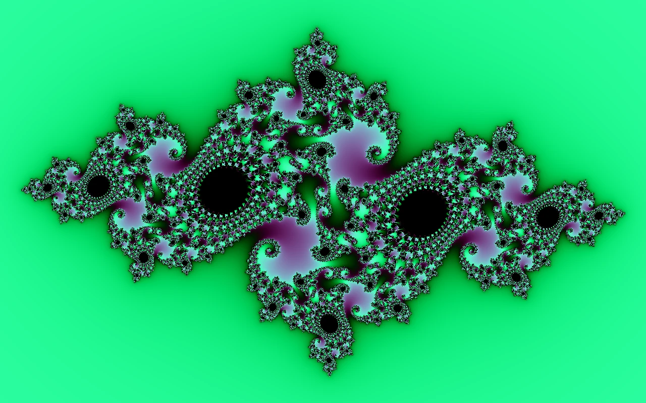 The Julia set corresponding to the Seahorse Valley seed