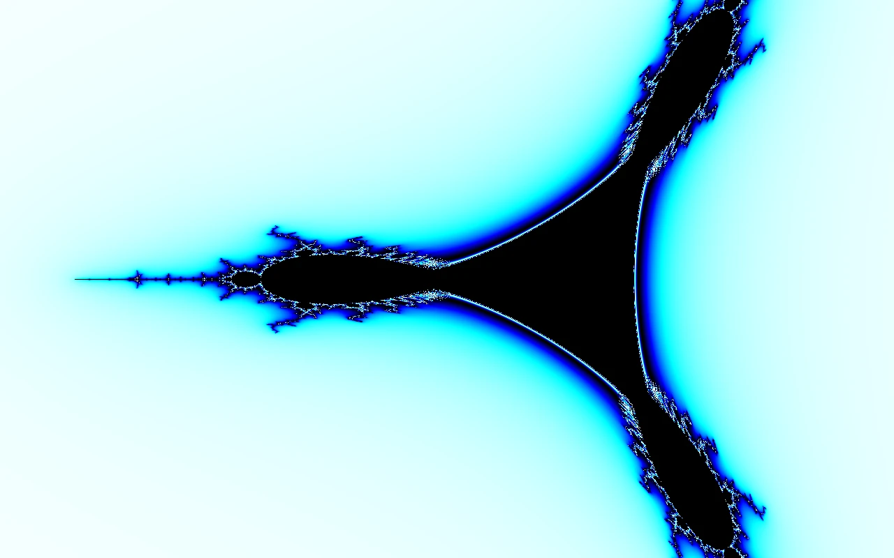 The three-fold symmetric Tricorn set